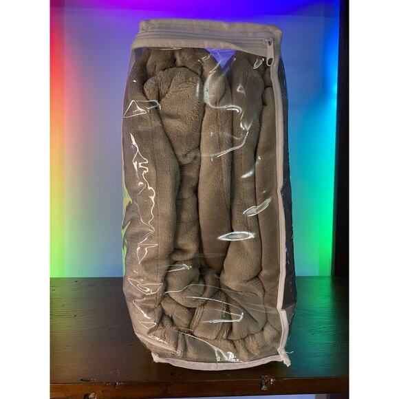 MaxKare Microplush Heated Blanket Full Size New in Package Tan/Brown - Picture 5 of 9